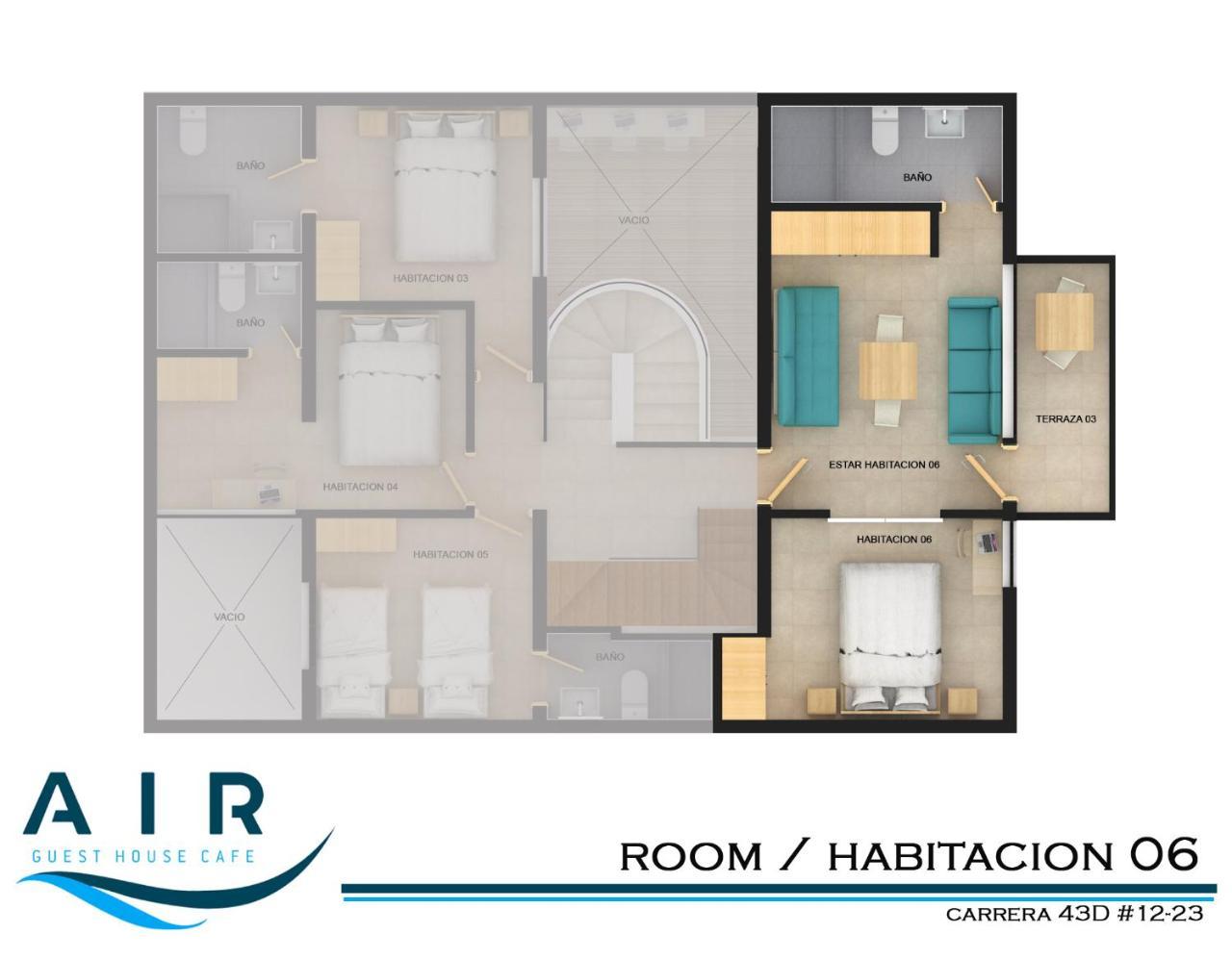 Air Guest House Medellin Luaran gambar
